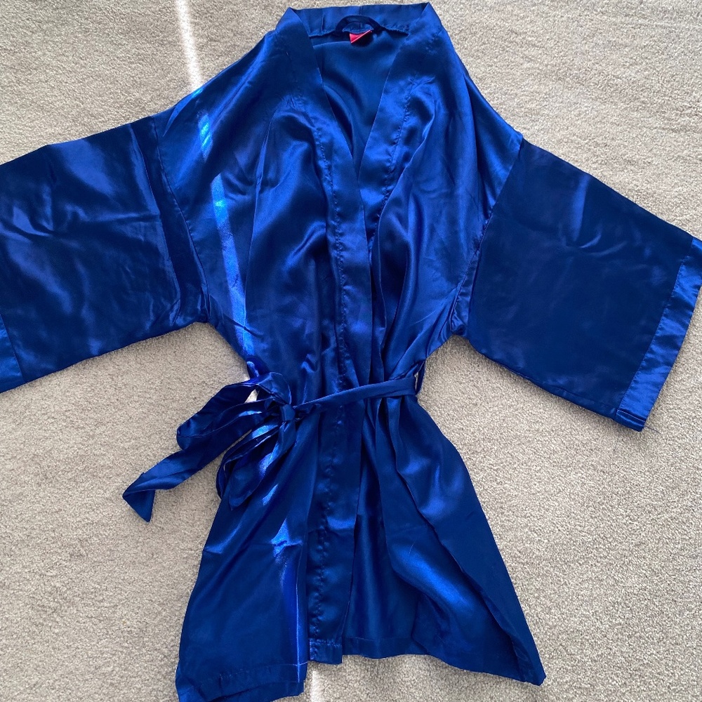 Satin Short Robe